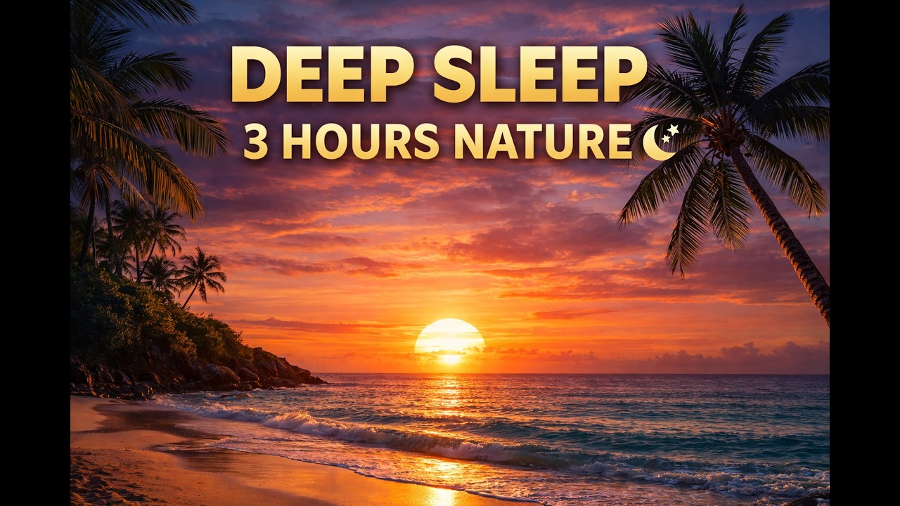 3 Hours Peaceful Nature 🌿 Deep Sleep & Relaxing Music