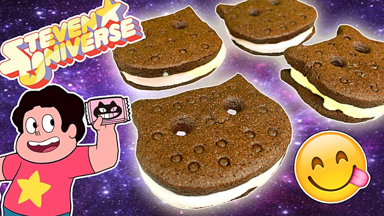 Gato Galleta (Cookie Cat) de Steven Universe | Galleta Sandwich con Helado