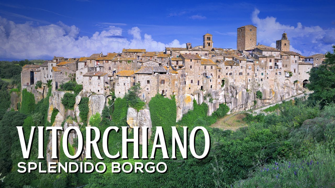 Borgo di Vitorchiano nei suoi vicoli e dal drone