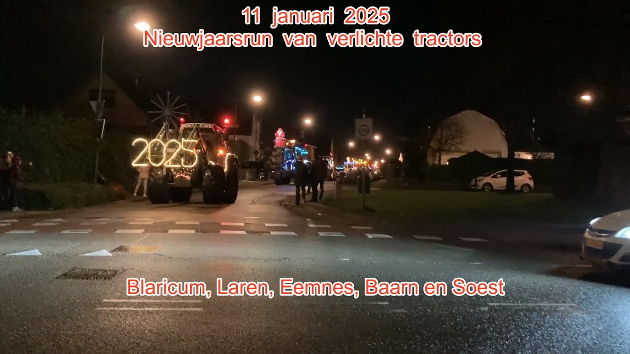 Verlichte tractorentocht 11 januari 2025
