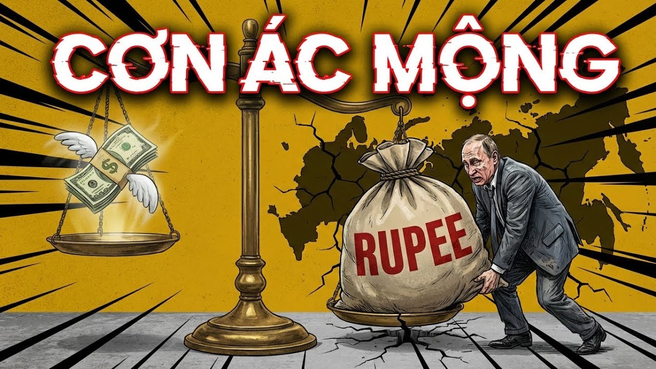 CƠN ÁC MỘNG RUPEE PUTIN BỊ KẸT $10 TỶ USD KHỔNG LỒ Ở ẤN ĐỘ VÀ CÁI BẪY TRUNG QUỐC