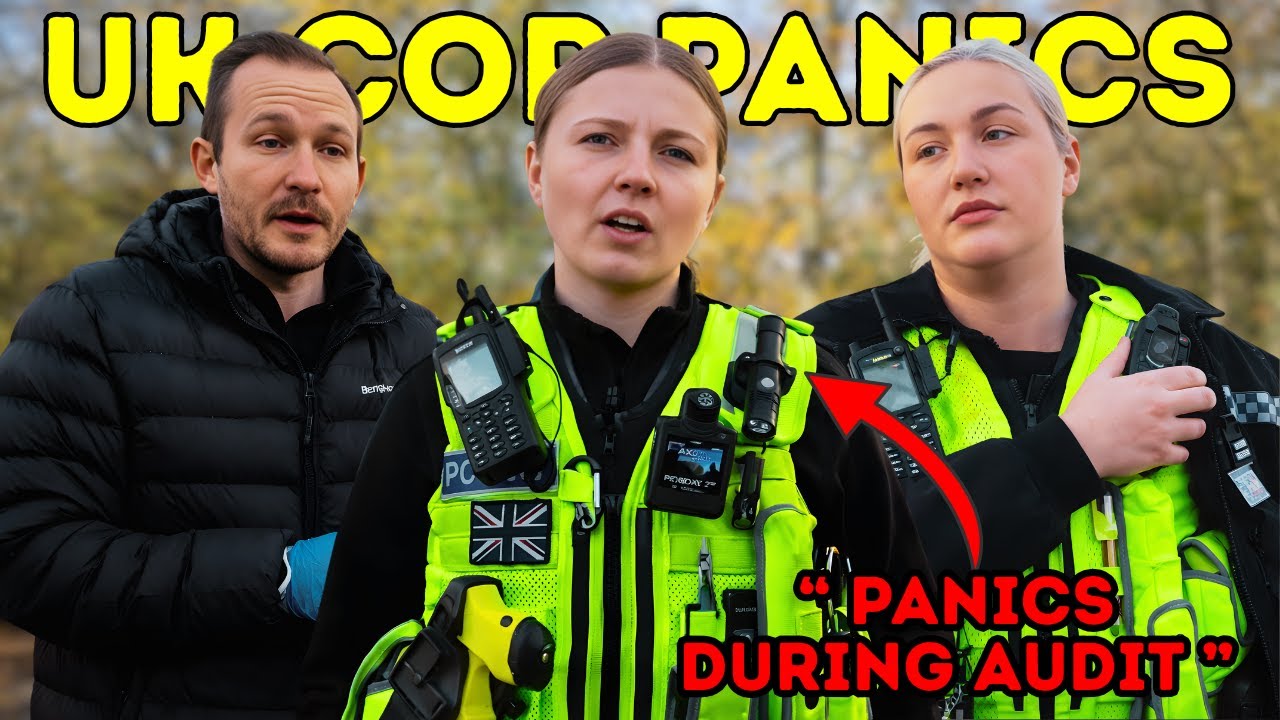 UK Cop Panics During Audit — The Footage Says It All