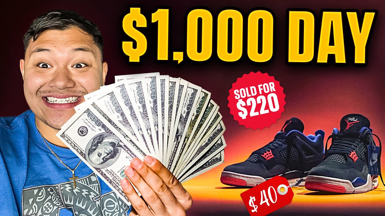 How To Make $1,000+ In ONE Day Flipping Sneakers! (Step By Step)