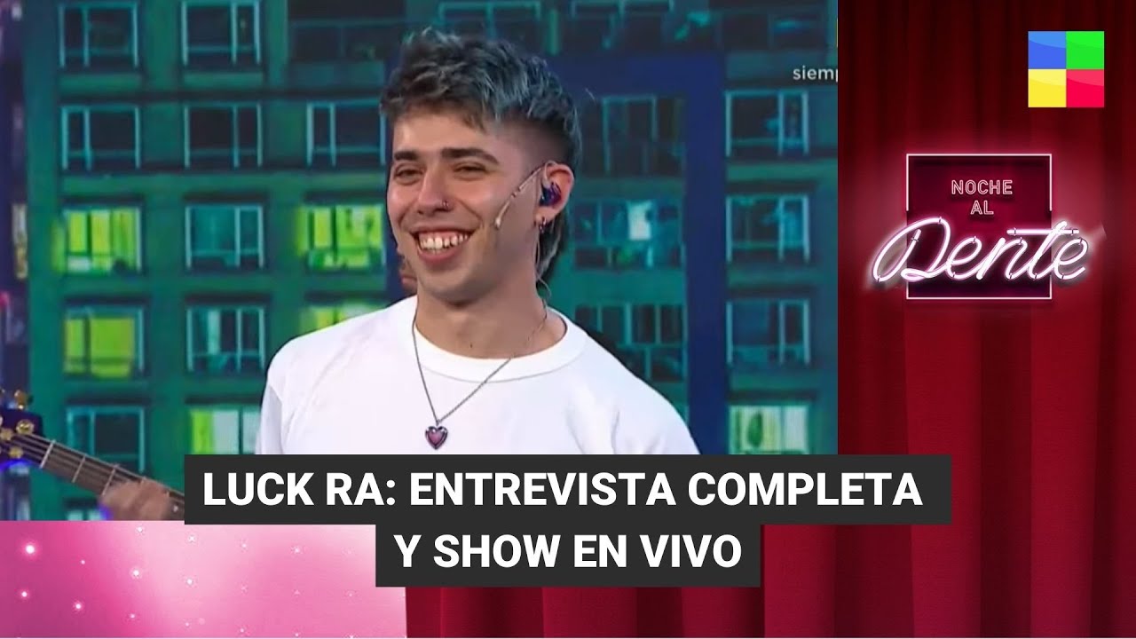 LUCK RA - ENTREVISTA COMPLETA Y SHOW EN VIVO #NocheAlDente (22/11/2023) | Programa completo