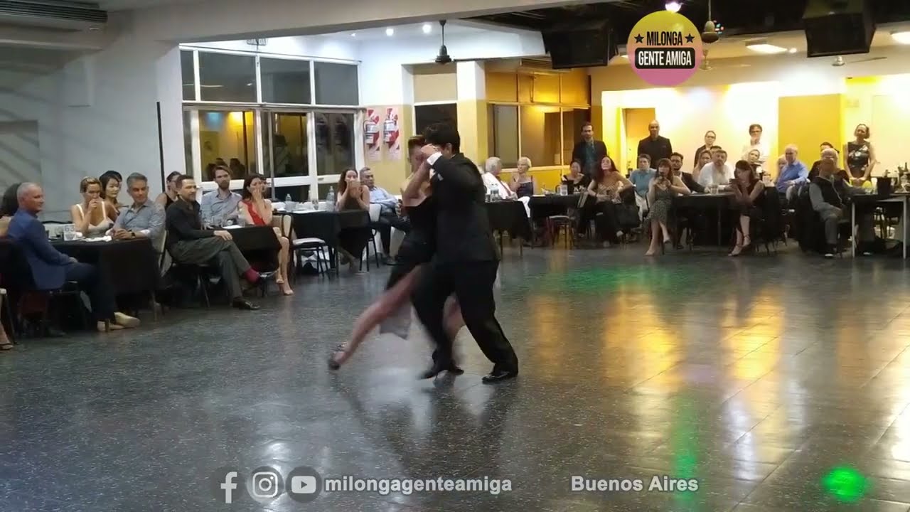 Jimena Hoeffner y Max Vera.- Milonga Gente Amiga - 04/FEB/2024 (2/3)