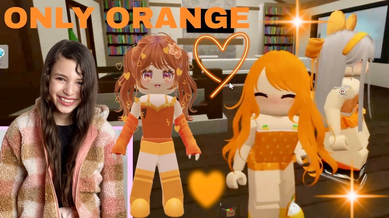 Living in an ONLY ORANGE World for 24 Hours | Roblox Brookhaven 🏡 RP