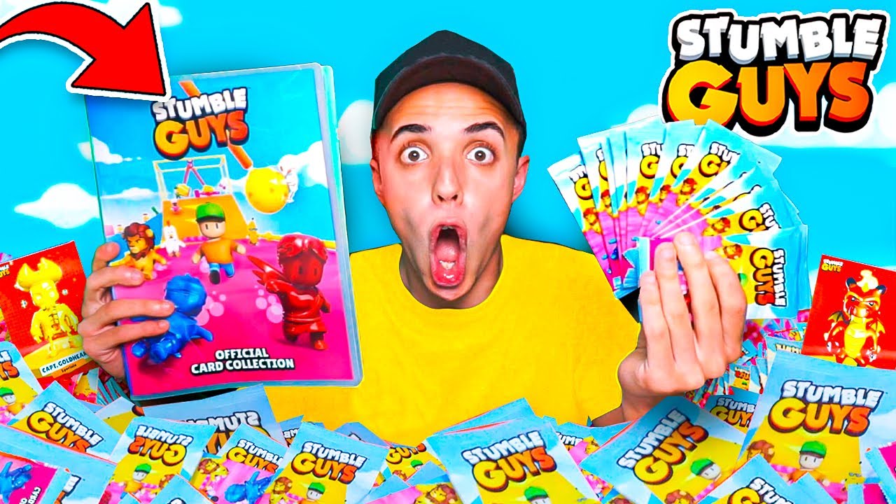 ABRIENDO MUCHOS SOBRES de STUMBLE GUYS en la VIDA REAL!😱