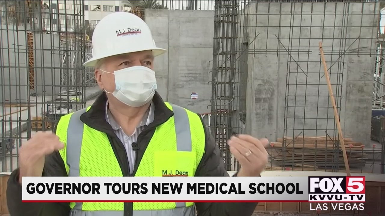 UNLV medical school building construction underway