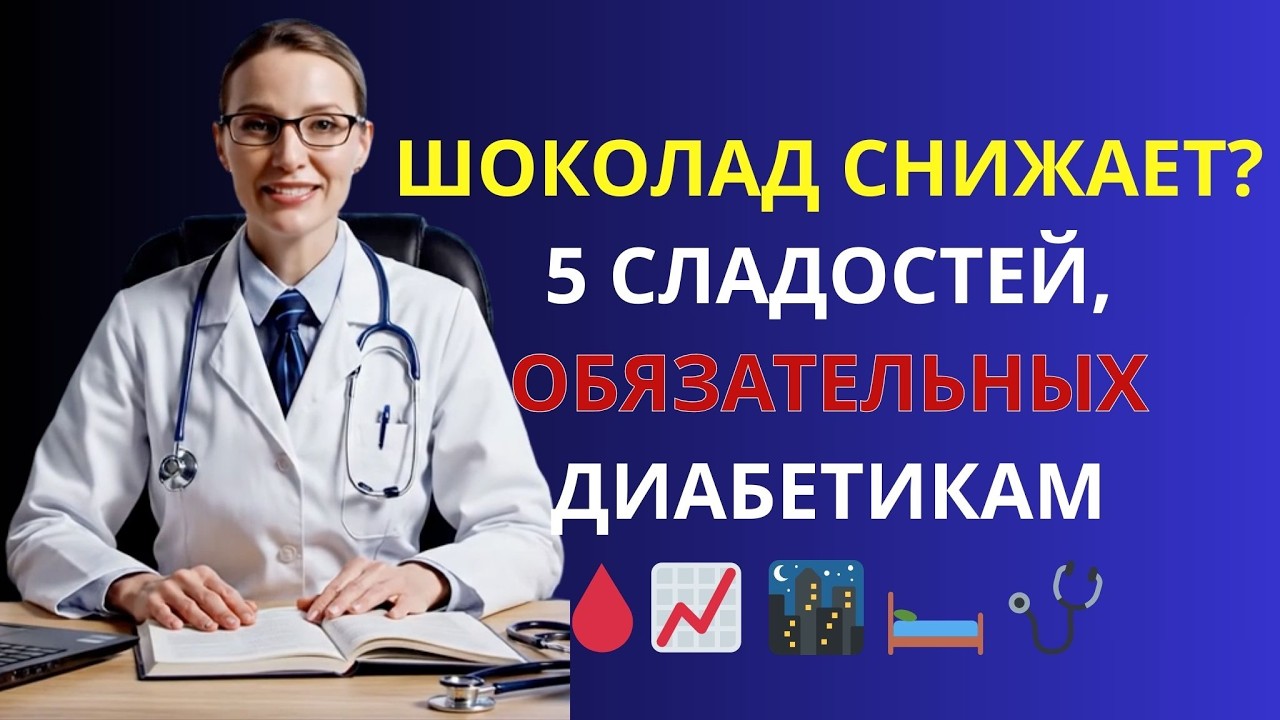 🔬 Диабетикам МОЖНО сладкое? Вот что реально не поднимает сахар