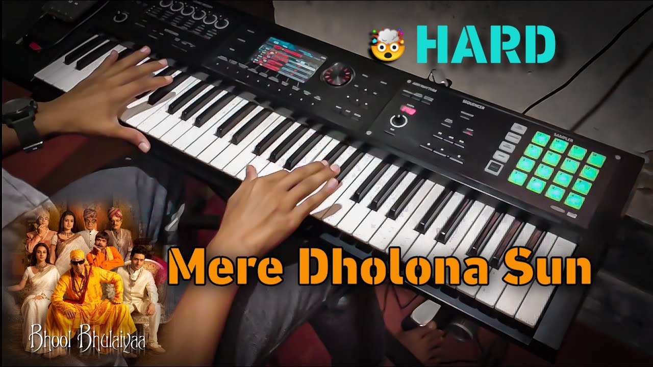 Mere dholona sun keyboard cover by Surya on the piano | Bhul Bhuleyia | skbmusic