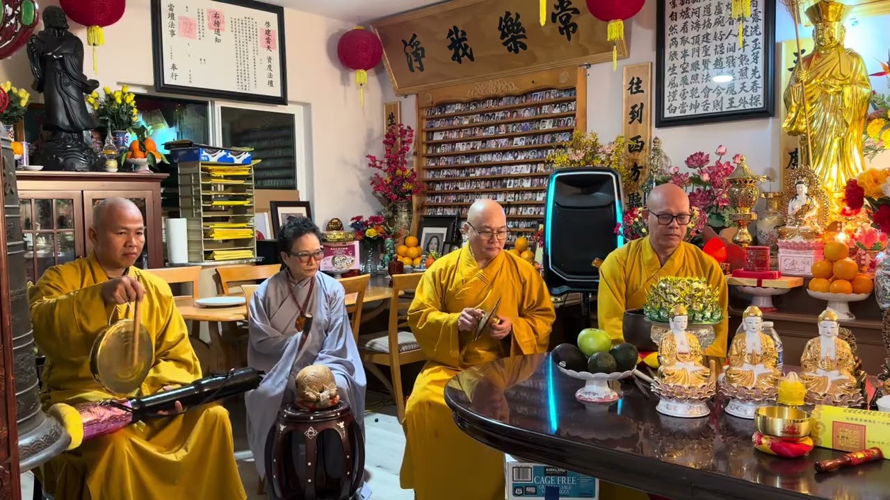 Trống Thỉnh Phật Thượng Đường cổ truyền miền Bắc: HT ĐứcTuấn TT ThanhĐoàn TT GiácTrí thực hiện 