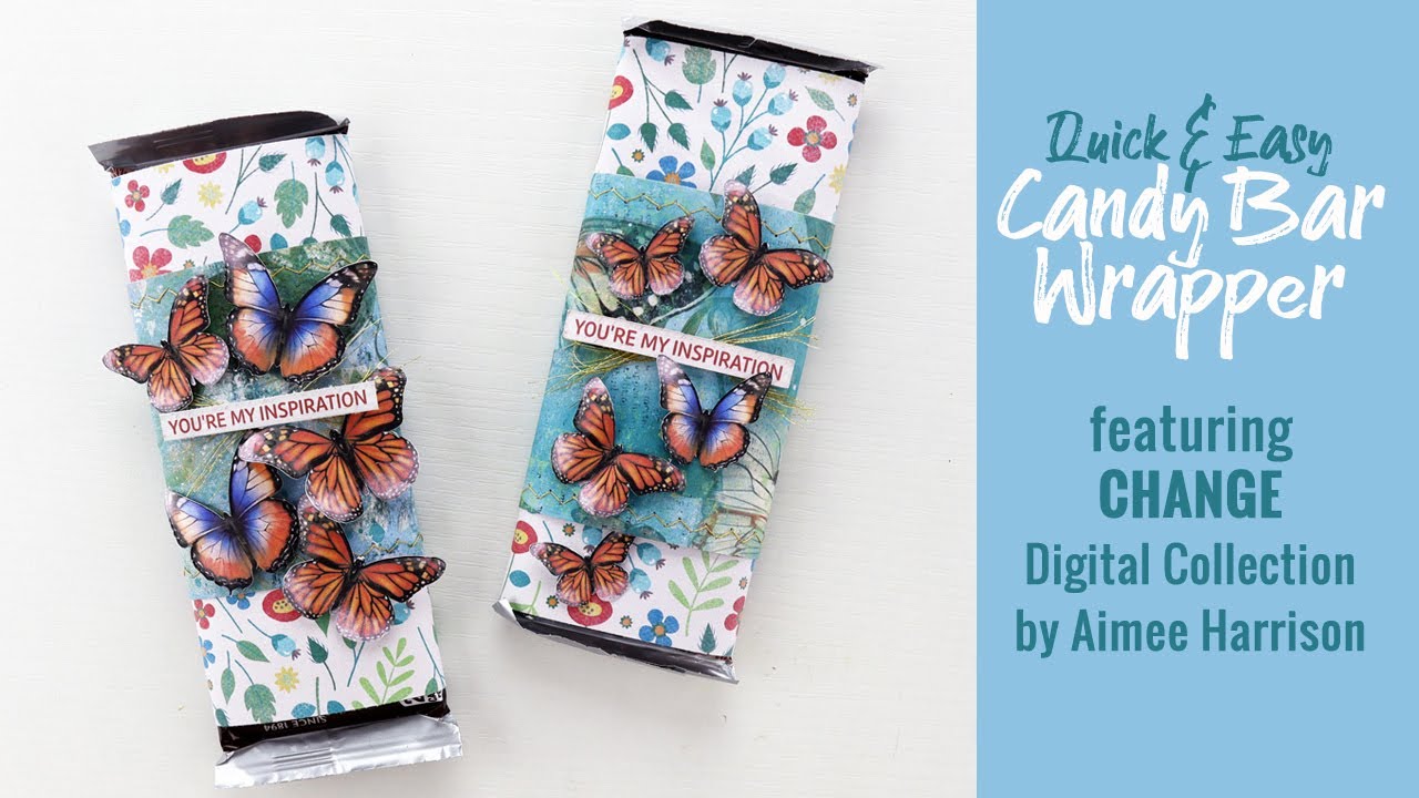 Easy Candy Bar Wrapper from Digital Scrapbook Kit @DigitalArtistryOnline