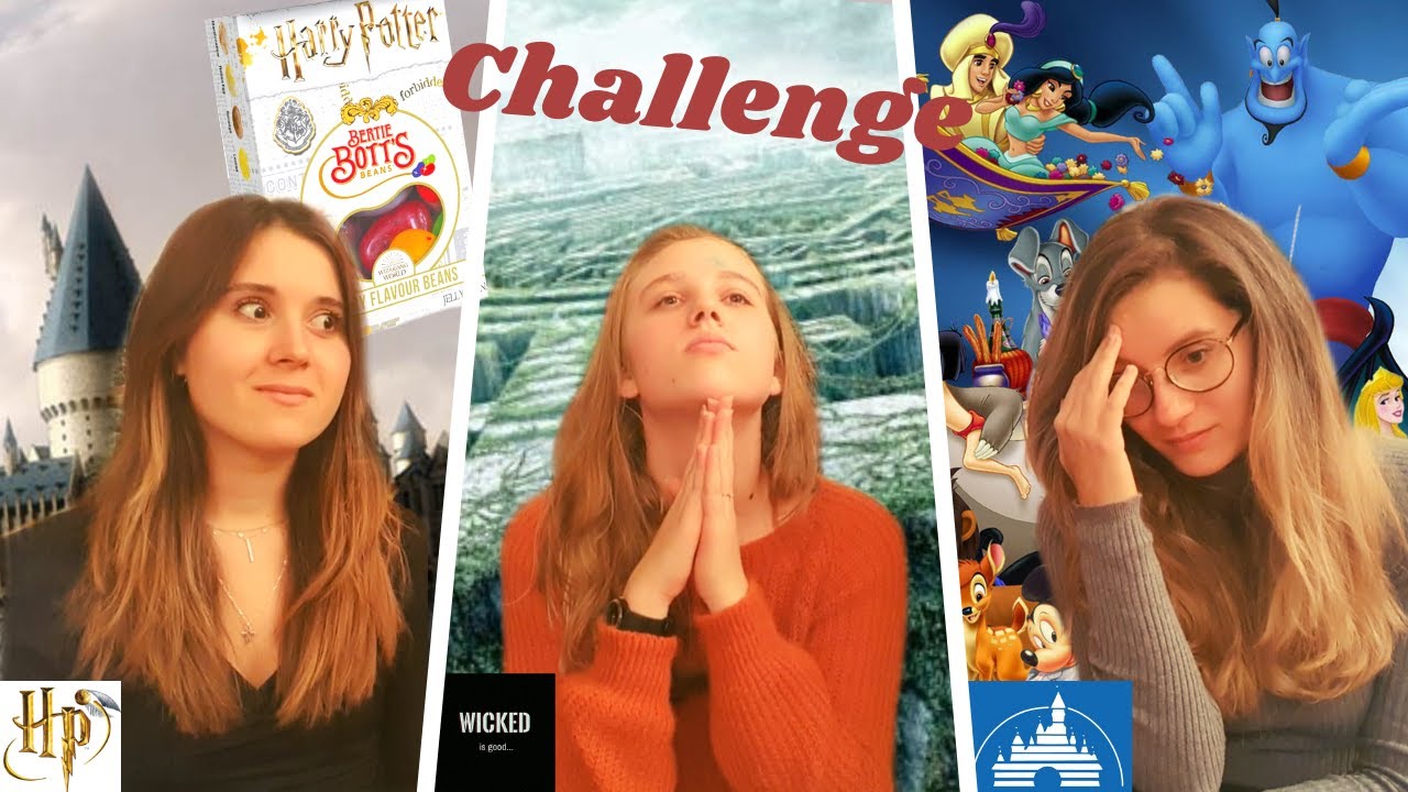 QUIZ + BERTIE CROCHU CHALLENGE AVEC MES SŒURS (Harry Potter, le Labyrinthe, Disney)