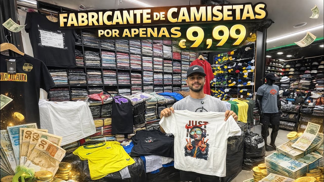 FABRICANTE DE CAMISETAS A PARTIR DE R$10 NO ATACADO 😮‍💨💸 DESBLOQUEADO