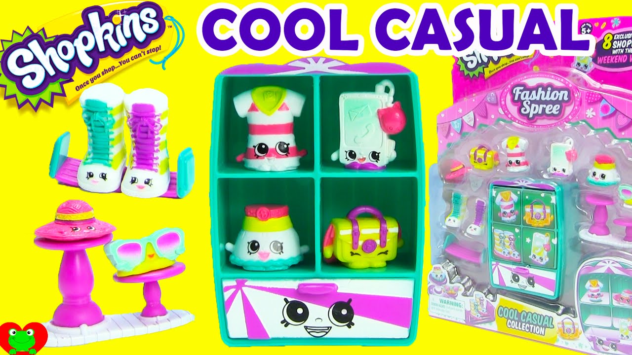 Shopkins Cool Casual Collection Playset Season 3 Fashion Spree