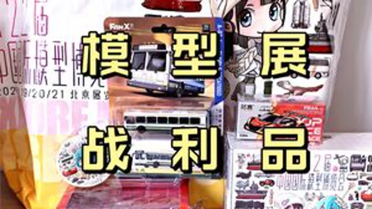 【购物分享】模玩博主第一次去中国模型展都买了什么？ #汽车模型 #模型 #模型展 #小比例车模 #购物分享