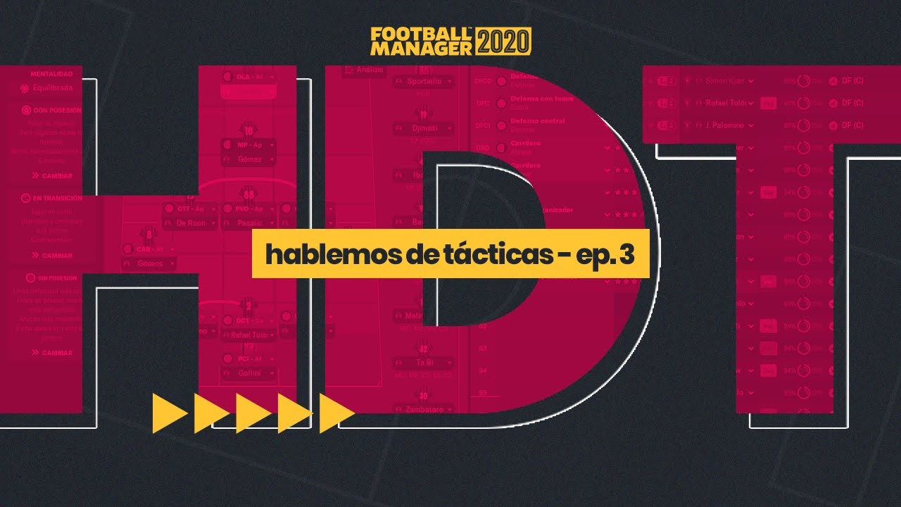 HABLEMOS DE TÁCTICAS EP. 3 | El mediocampo perfecto | Football Manager 2020 Español