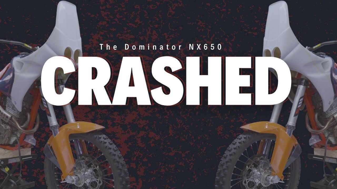Honda NX650 Dominator Crashed… Now It’s Being Rebuilt Stronger Than Ever
