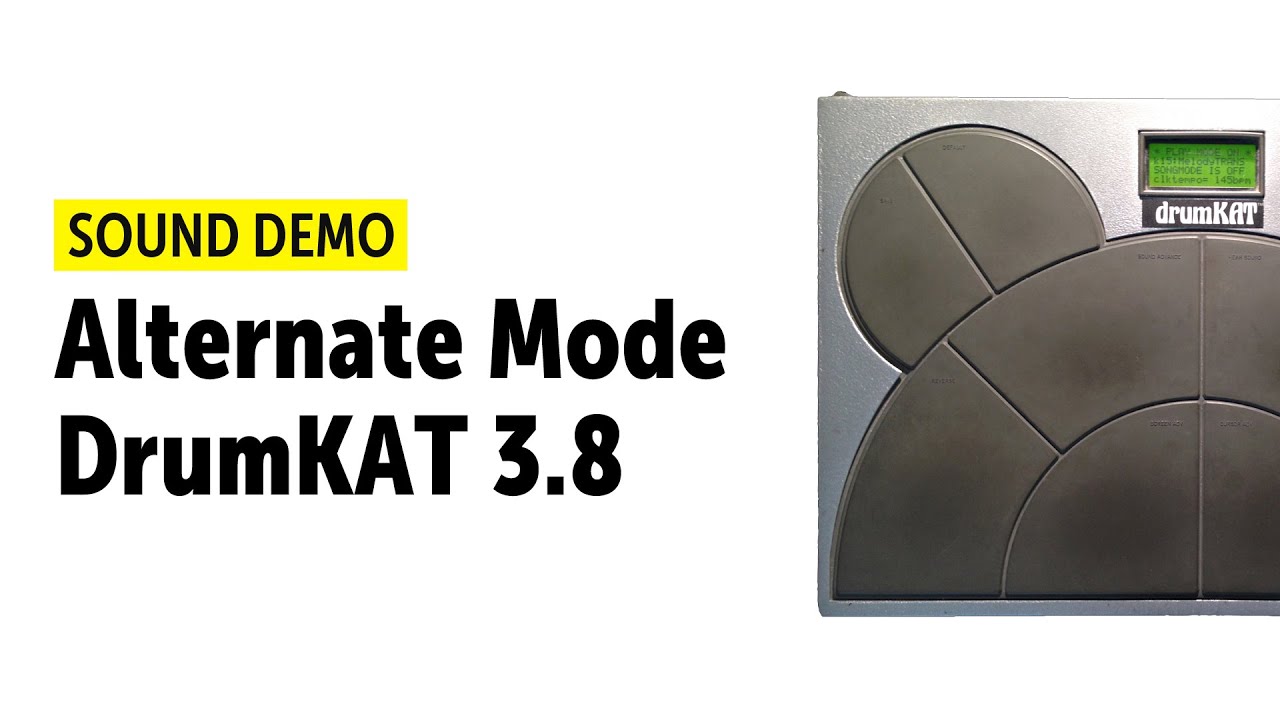 Alternate Mode DrumKAT 3.8 - Vintage Midi Controller Demo