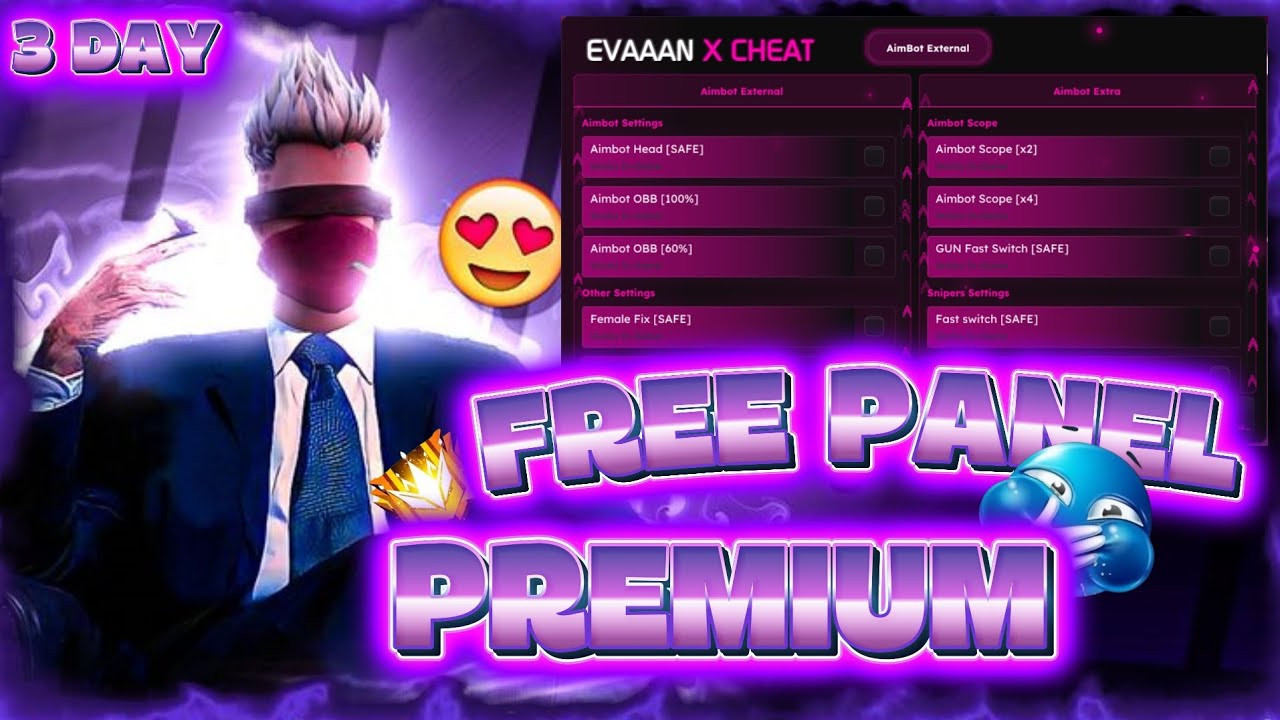 PC PANEL FREE FIRE🎁 | ANTI BAN 100 %✅ | AIMBOT OBB | TELEKILL 👑| PULL ENEMY 🎁أقوى بانل ايمبوت مجاني