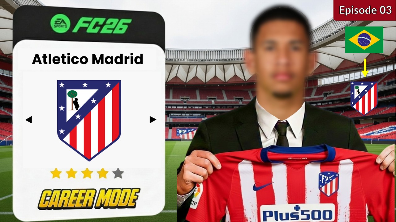 Atletico Madrid Episode 3 | FC 26 Career Mode Bangla | নতুন সিজন শুরু করলাম 🔥