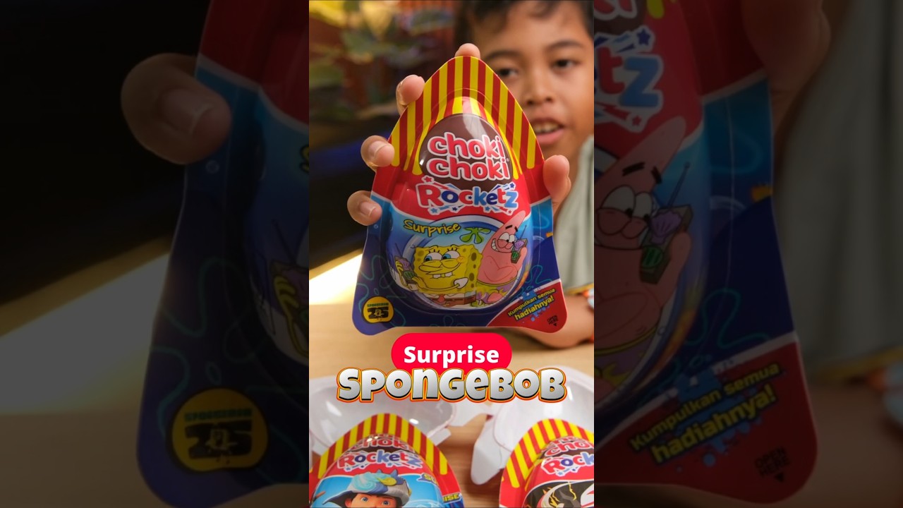Dapat Mainan Squidward di Choki Choki Rocketz 