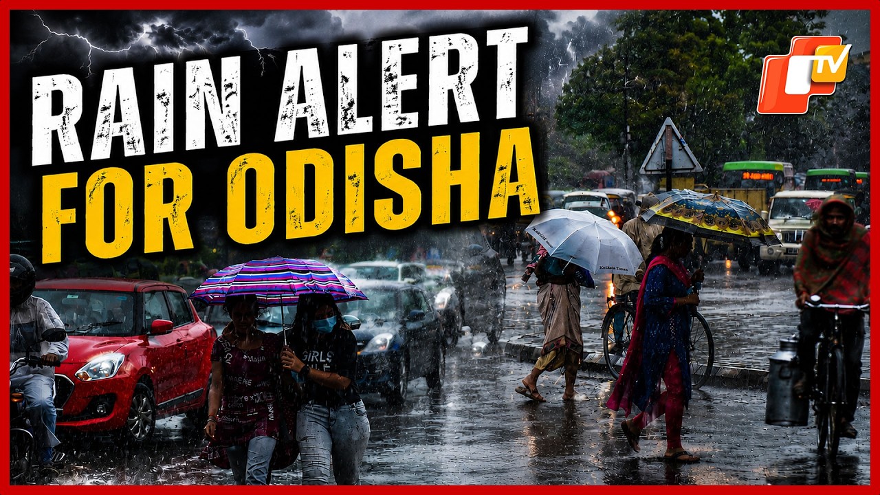 Low-Pressure System To Trigger Heavy Rainfall Across Odisha; Yellow, Orange Alerts Issued