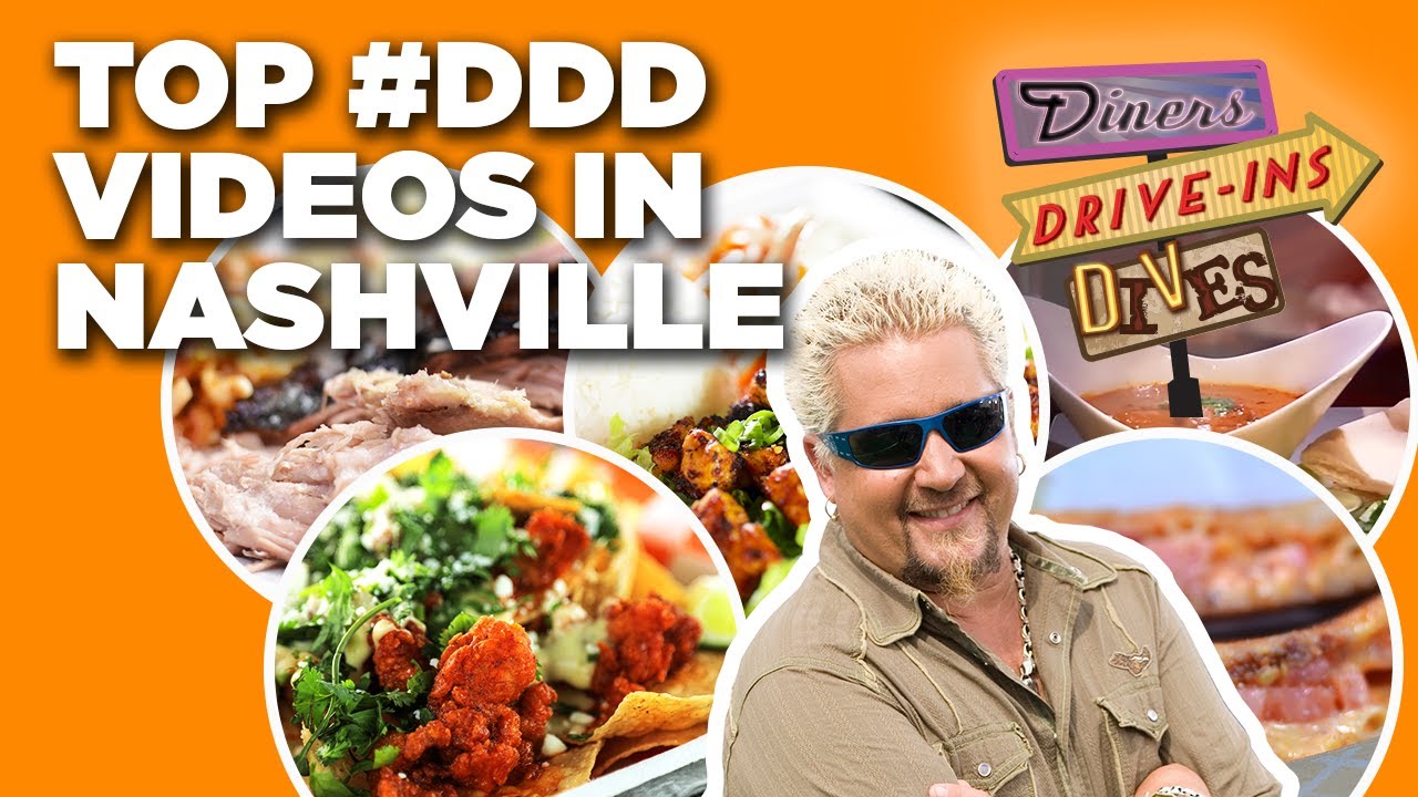 Top #DDD Videos in Nashville with Guy Fieri | Diners, Drive-Ins, and Dives | Food Network