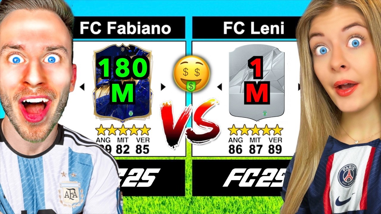 FC Fabiano vs FC Leni - ABER MARKTWERTE bestimmen unsere Teams! 👀⚽️
