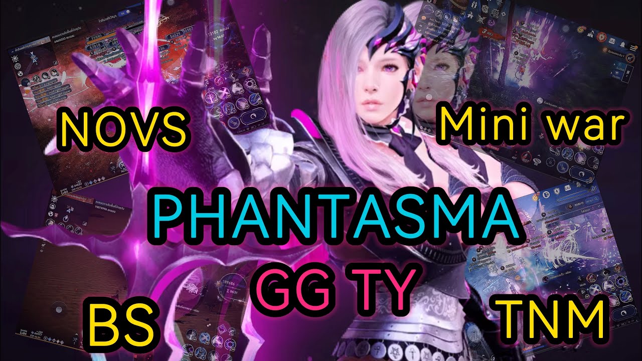 BDM - Black Desert mobile BS | NOVS | TNM | WAR 🌸PHANTASMA🌸MASS PVP Highlights She’s Beautiful ❤️