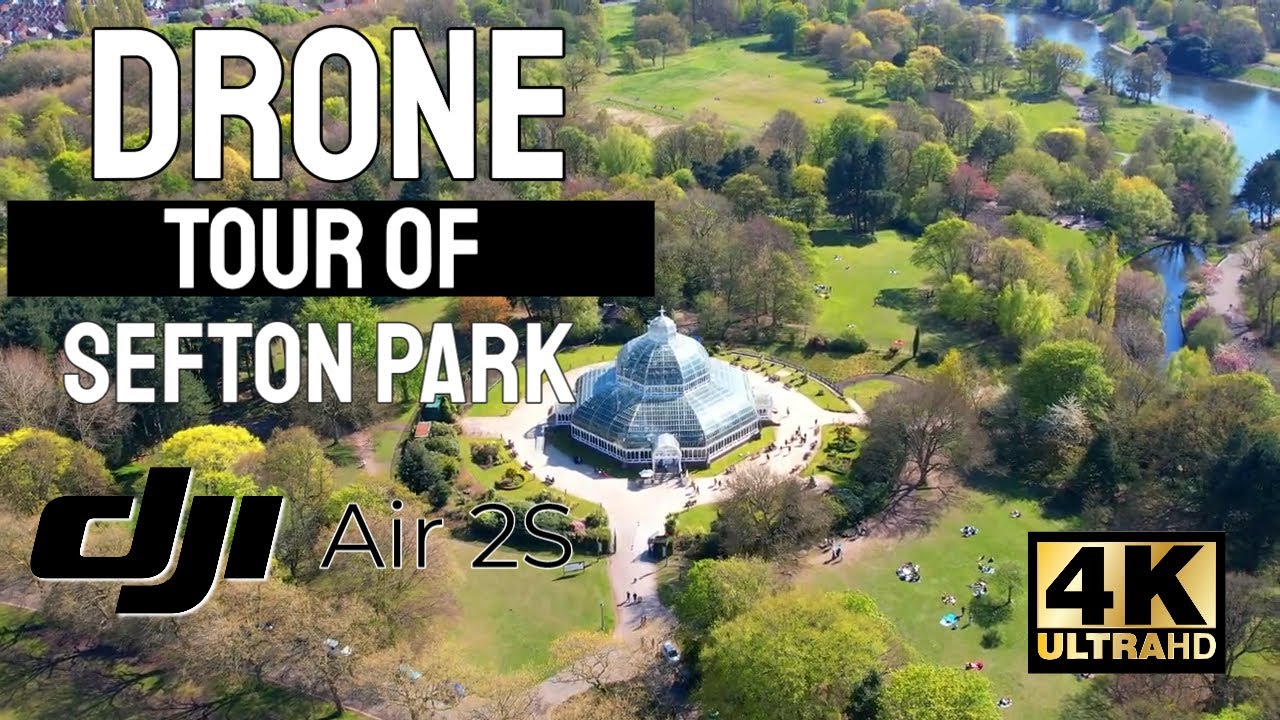 Drone Tour Of Sefton Park Liverpool DJI Air 2S