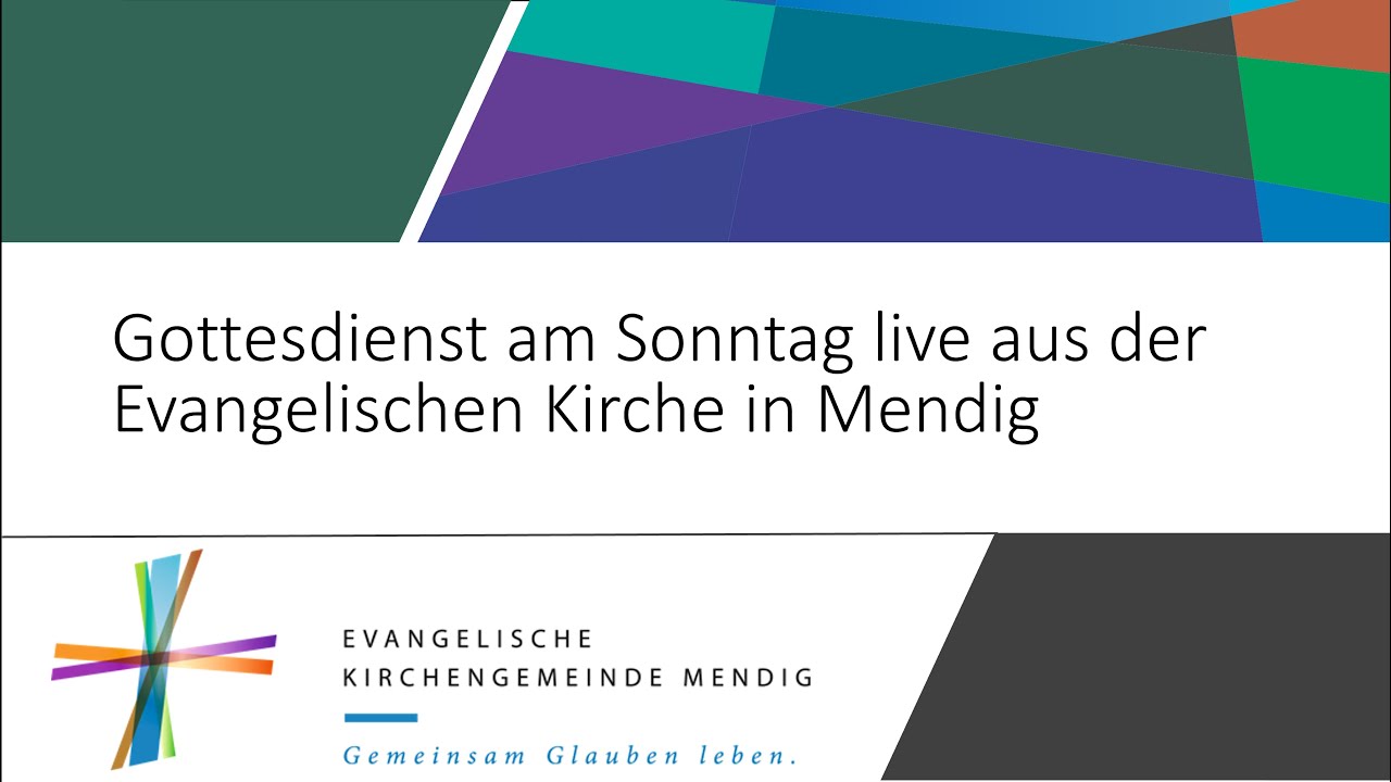Livestream zu Okuli | 08.03.2026 | Evangelische Kirche Mendig