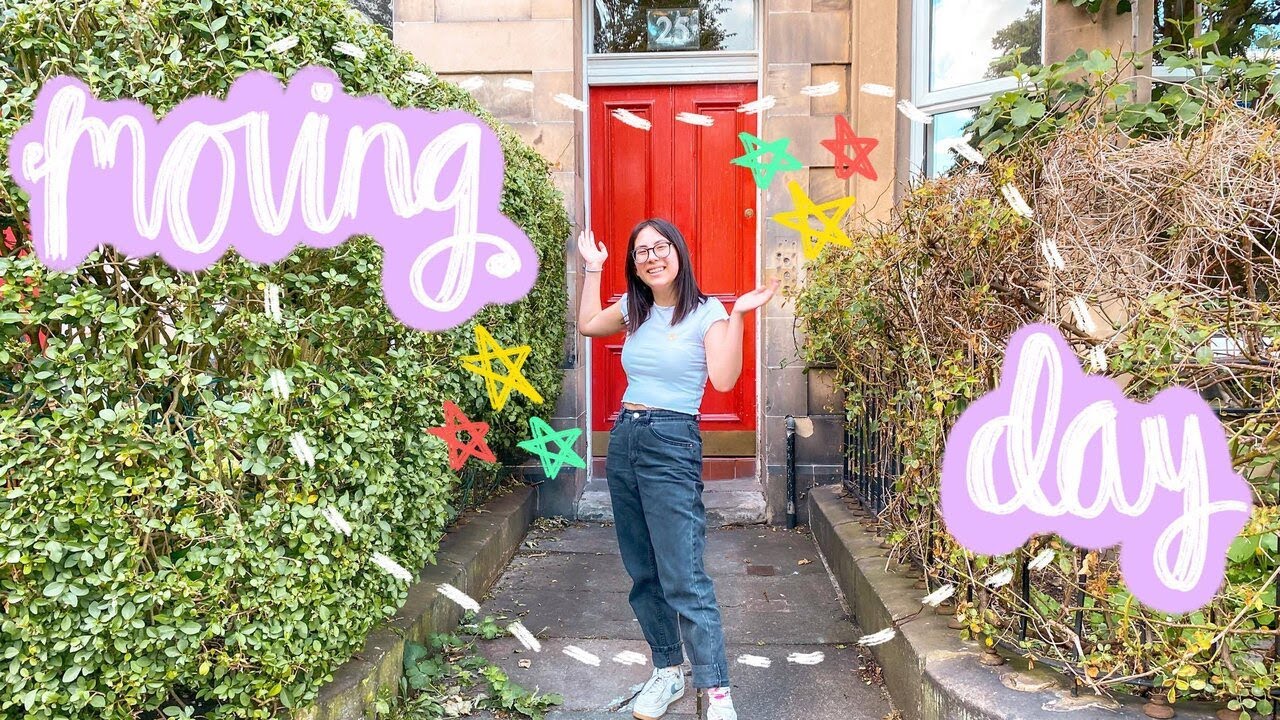 Edinburgh moving day vlog! moving out of student halls & into my new flat