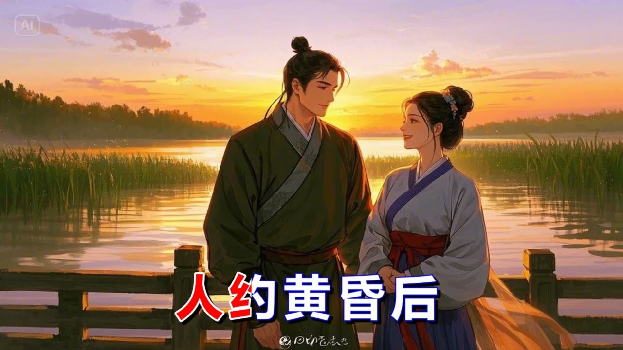 《元曲-关汉卿·鸟啼花影里》。前两首写美丽的春景，后两首描述少男美女约会的场景。鸟鸣花影里，情醉月光中。相约黄昏后，共赏明月时。将你带入风和日丽、情人相约黄昏后的情景。古色古韵，美人吟唱，令人陶醉。