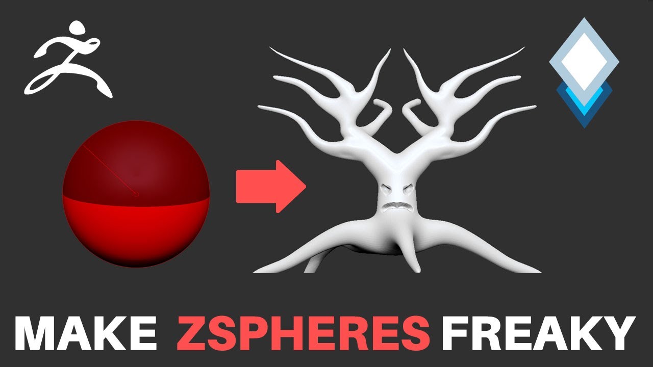 Learn ZBrush's ZSpheres to make a Spooky Tree