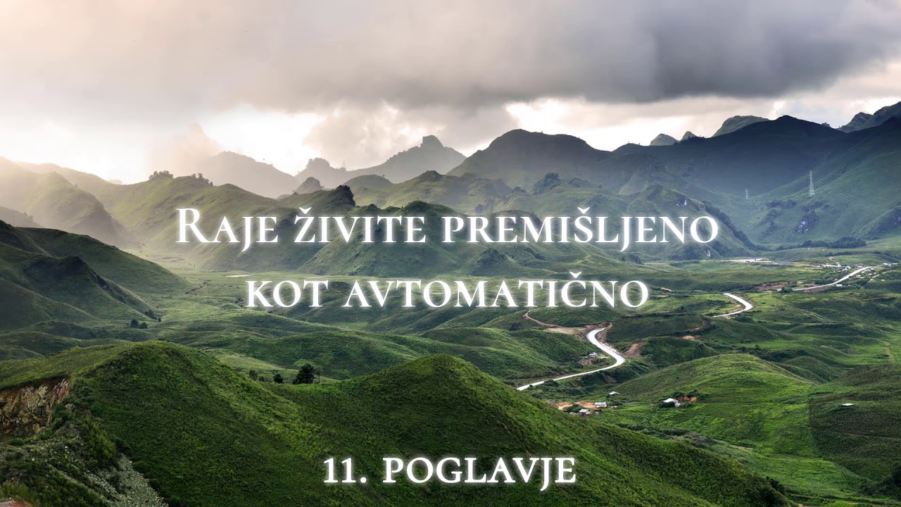 Živim zavestno ali avtomatično?