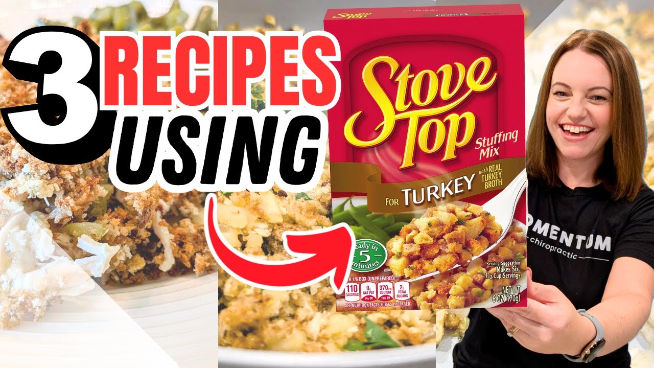 What to make with STUFFING MIX - 3 NEW recipes!
