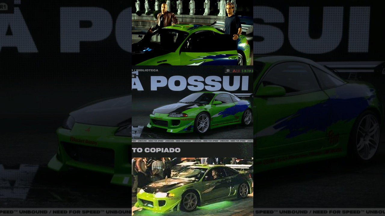 ✅CUSTOMIZANDO ECLIPSE DO BRIAN EM NEED FOR SPEED UNBOUND #shorts #mitsubishi