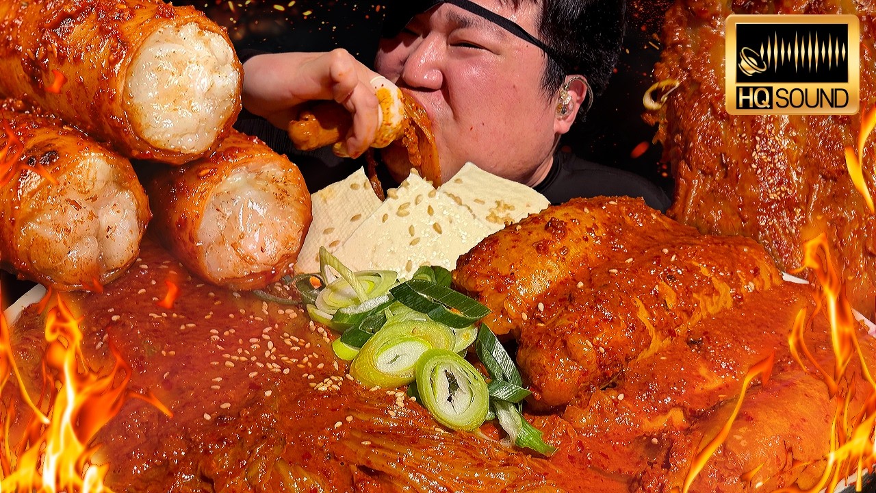 통대창 실비김치찜 먹방 in 녹음실, 근데 이제 해설을 곁들인..