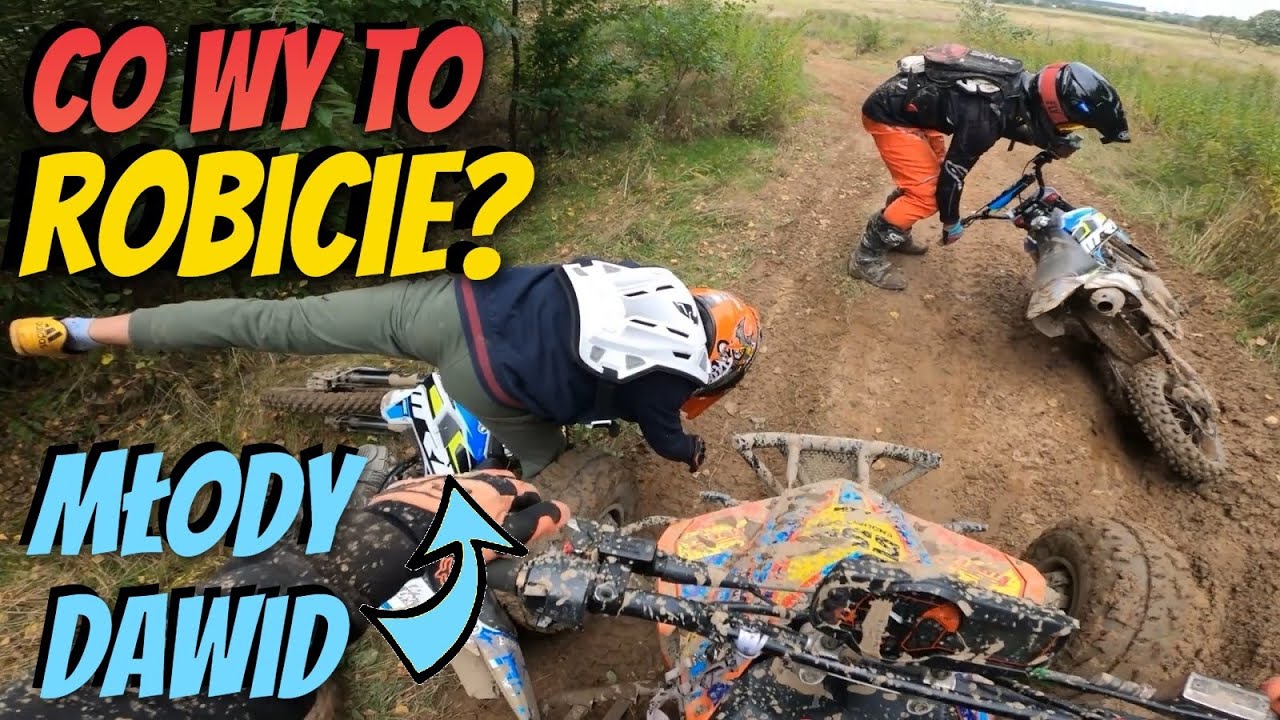 Młody Dawid 2x wjechał mi w quada / Wyłożył się przed quadem do rozjechania / XC 690 / 2x MRF 140 rc