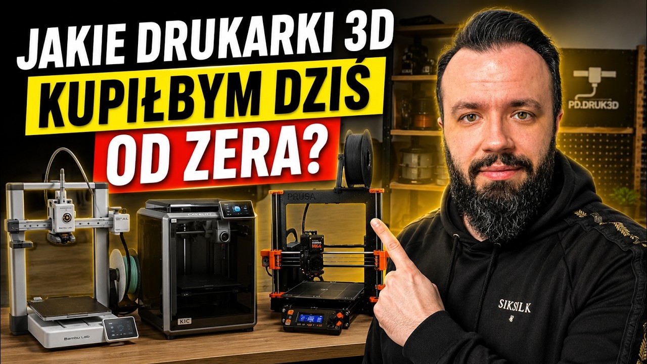 Jakie drukarki 3D kupiłbym dziś od zera?