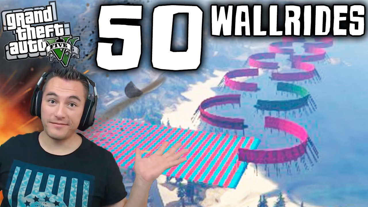 GTA 5 | 50 WALLRIDES CHALLENGE!! HABRÁ NF?? - GTA V CARRERA DE LA MUERTE #858 | XxStratusxX
