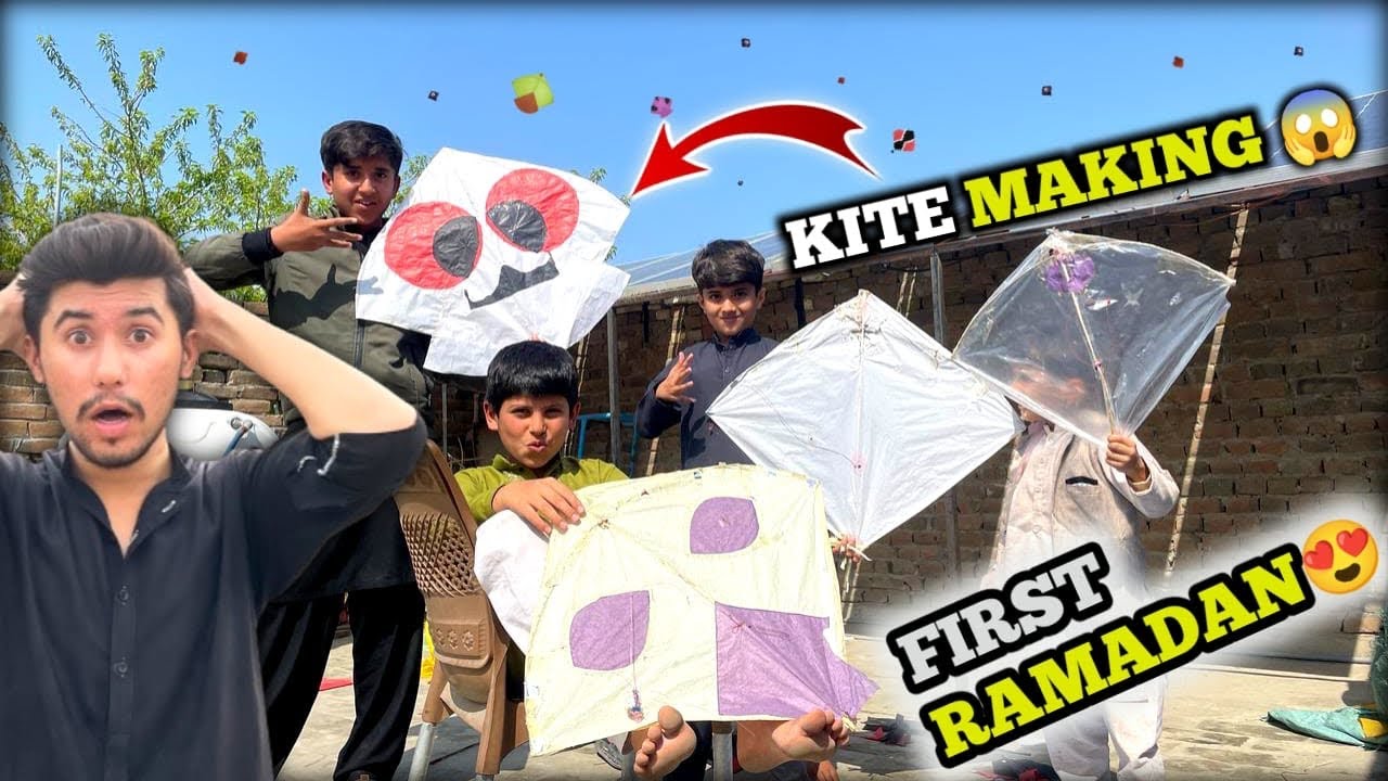 Beautiful kite making😍 || How we make a kite? 🪁 || Phela roza or full on sceens🔥 || Kite fighting😱