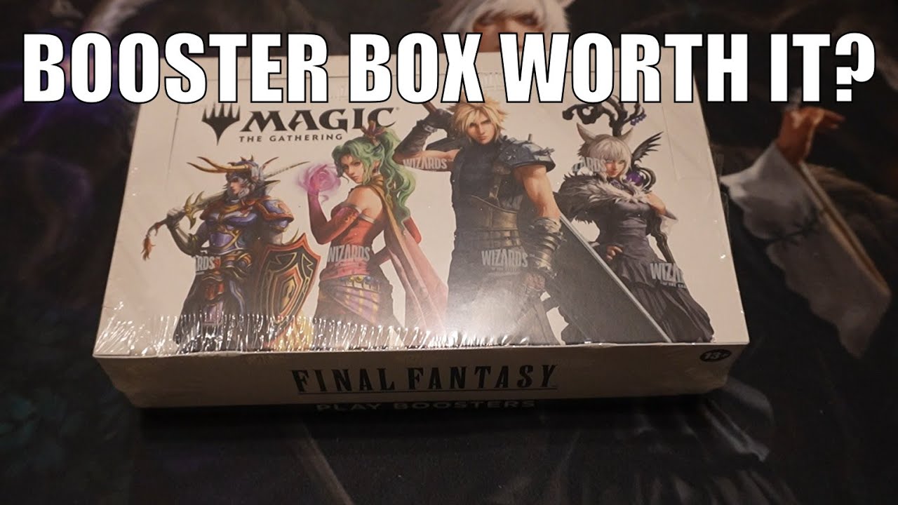Открытие коробки с бустерами MTG Final Fantasy Play