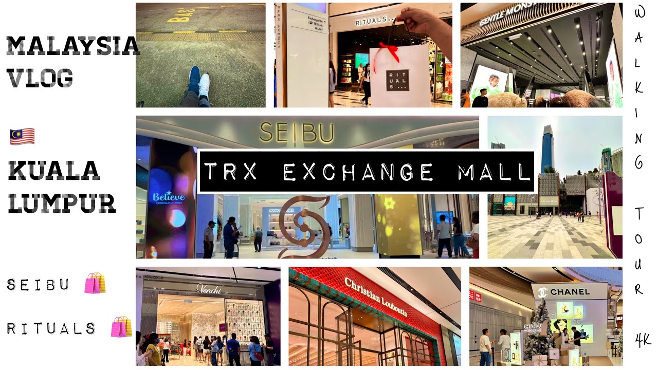 Malaysia Vlog 🇲🇾 Kuala Lumpur 🛍️ TRX EXCHANGE MALL 🛒 Seibu | Venchi outlet 💯 #travelvlog #vlog