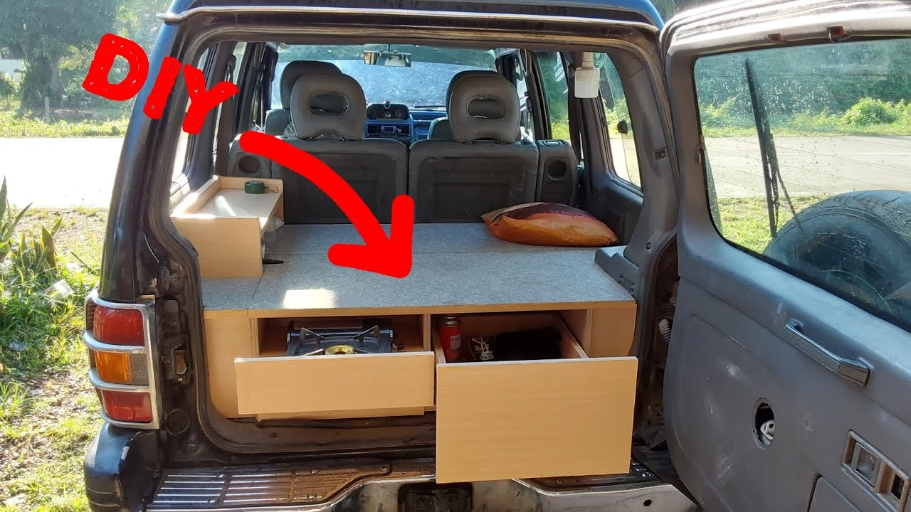 I upgrade my 23 year old PAJERO to a camper van..