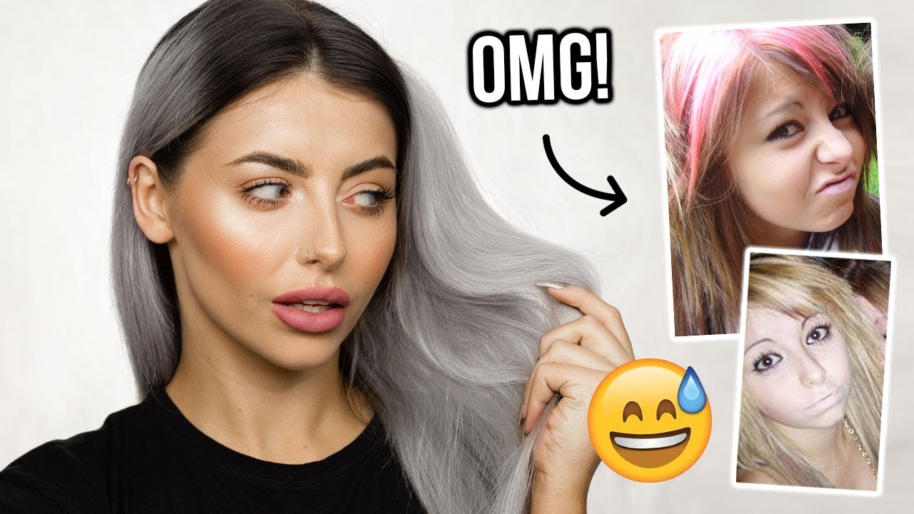 HOW TO GET SILVER HAIR AT HOME! HAIR CARE ROUTINE 2018