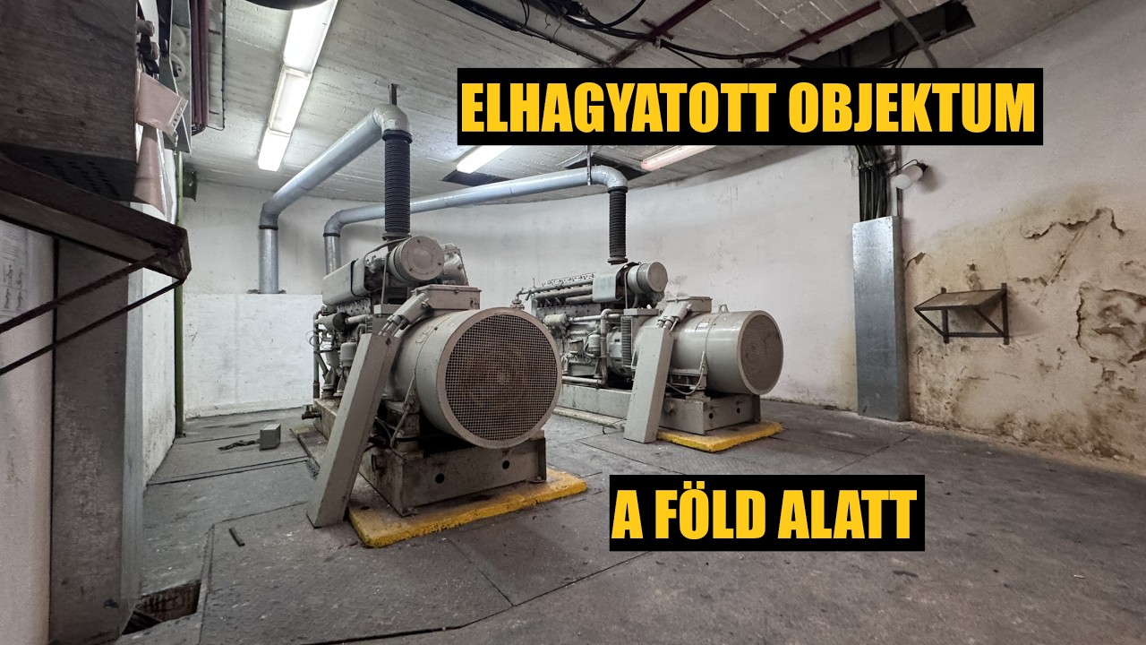 Hatalmas Elhagyatott Bunker egy Mező közepén || Urbex #17