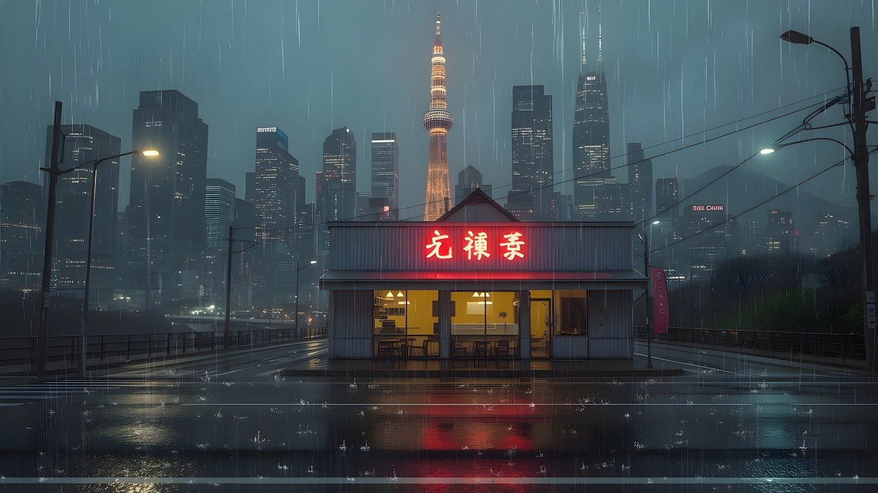 Rainy Night City Vibes 🌧️ 90’s Chill Lofi Beats for Relax, Study & Late Night Focus 🎧