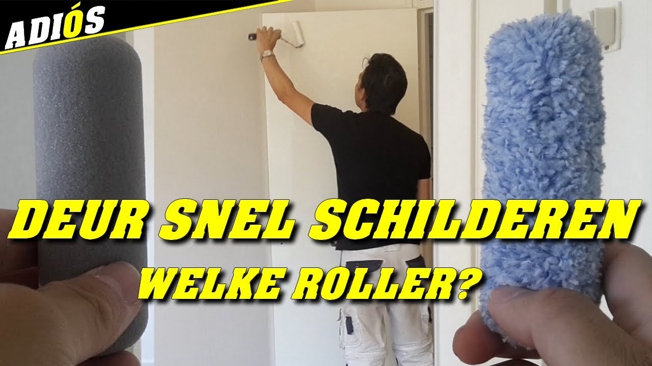 VLAKKE DEUR SNEL SCHILDEREN ~De Rollergrip Methode!